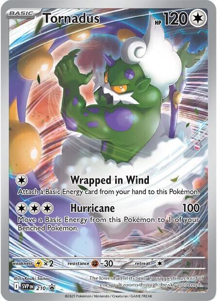 Tornadus · SVP Black Star Promos